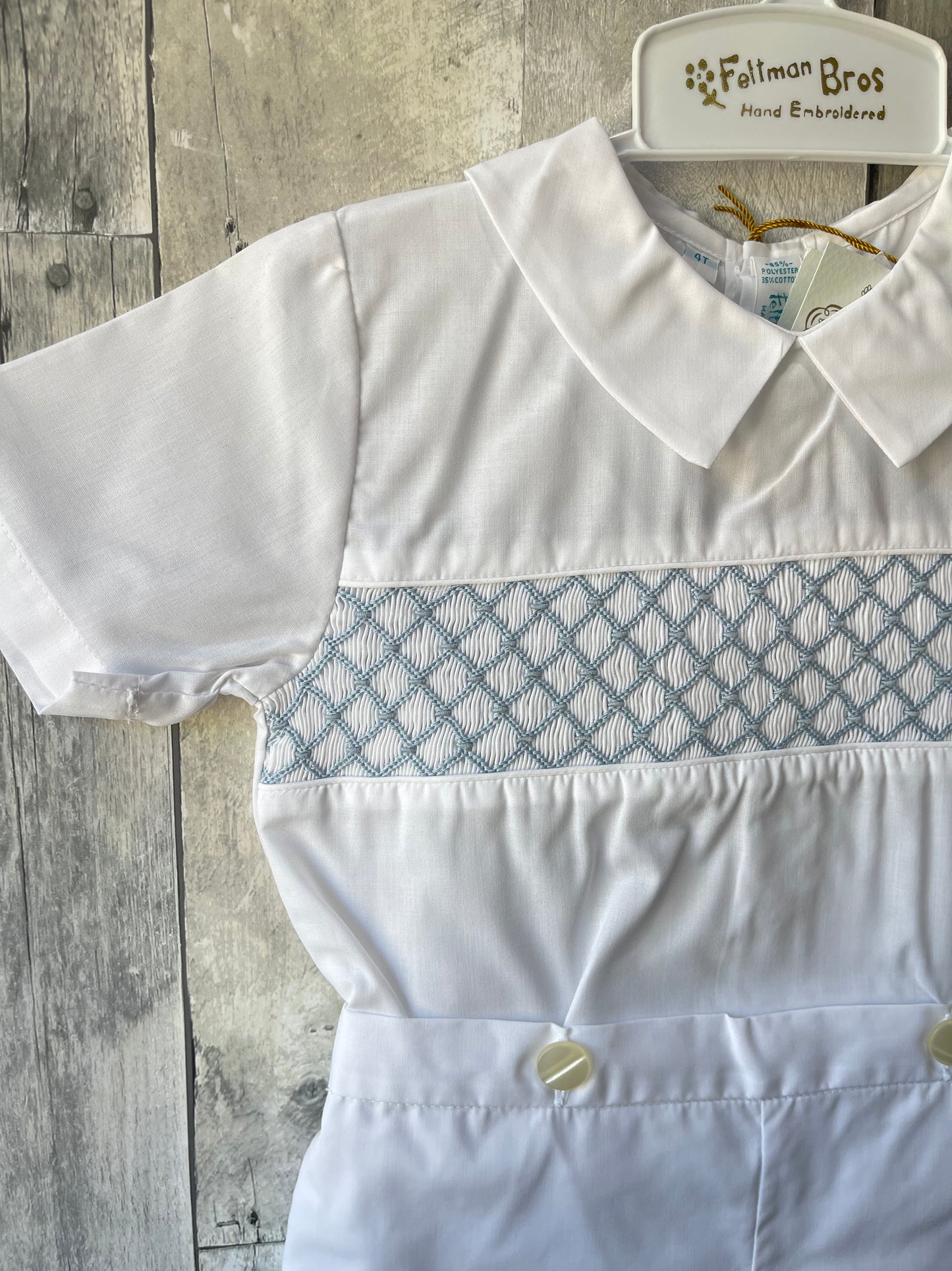 Feltman Brother White & Blue Bobby Suit