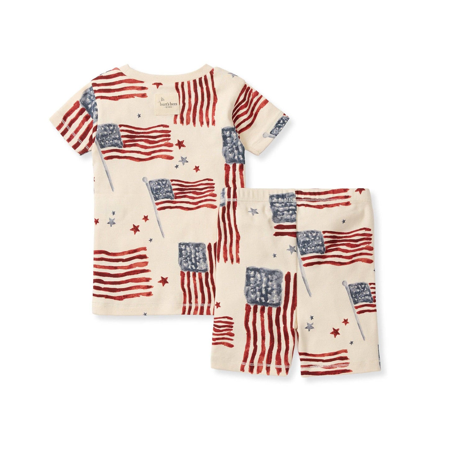 American Flag Organic Cotton Two-Piece Pajamas