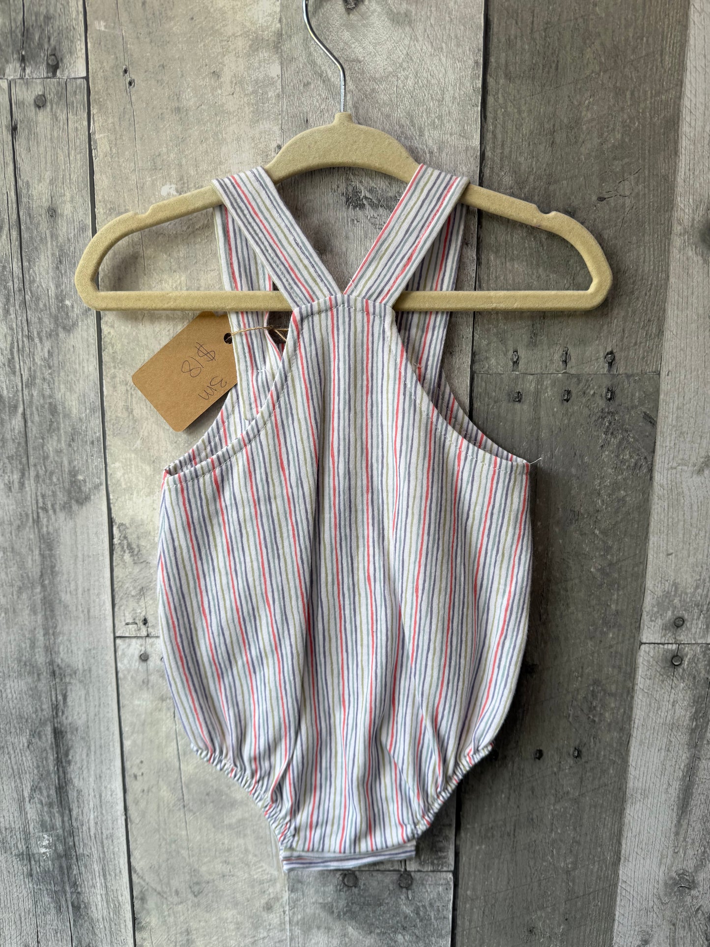 Babidu Baby Boy Surfer Stripe Romper