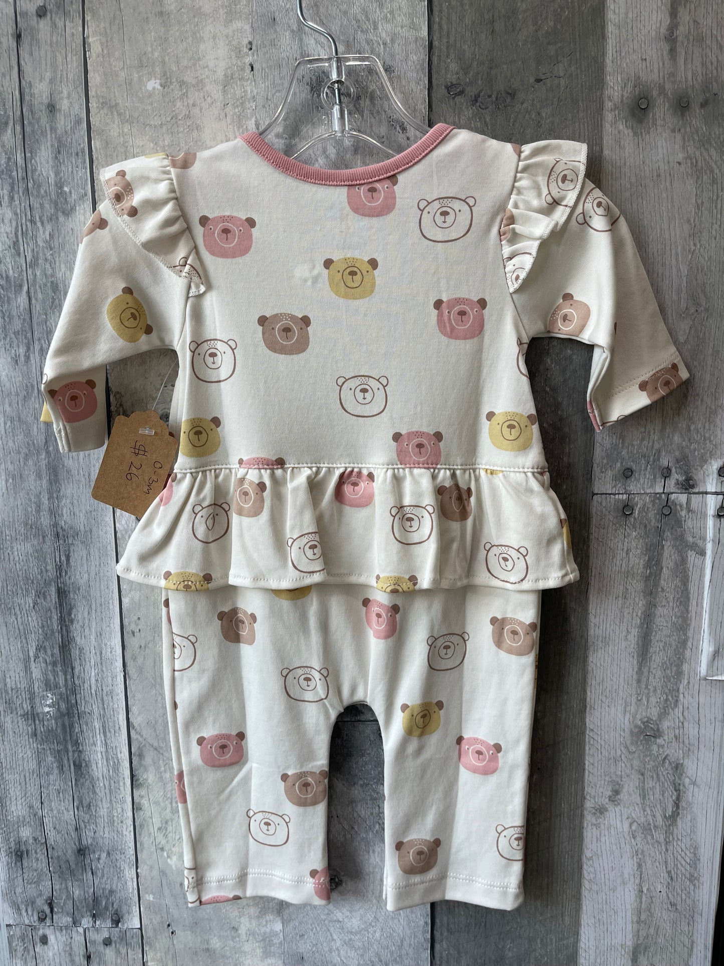 Baby Bear Ruffle Romper