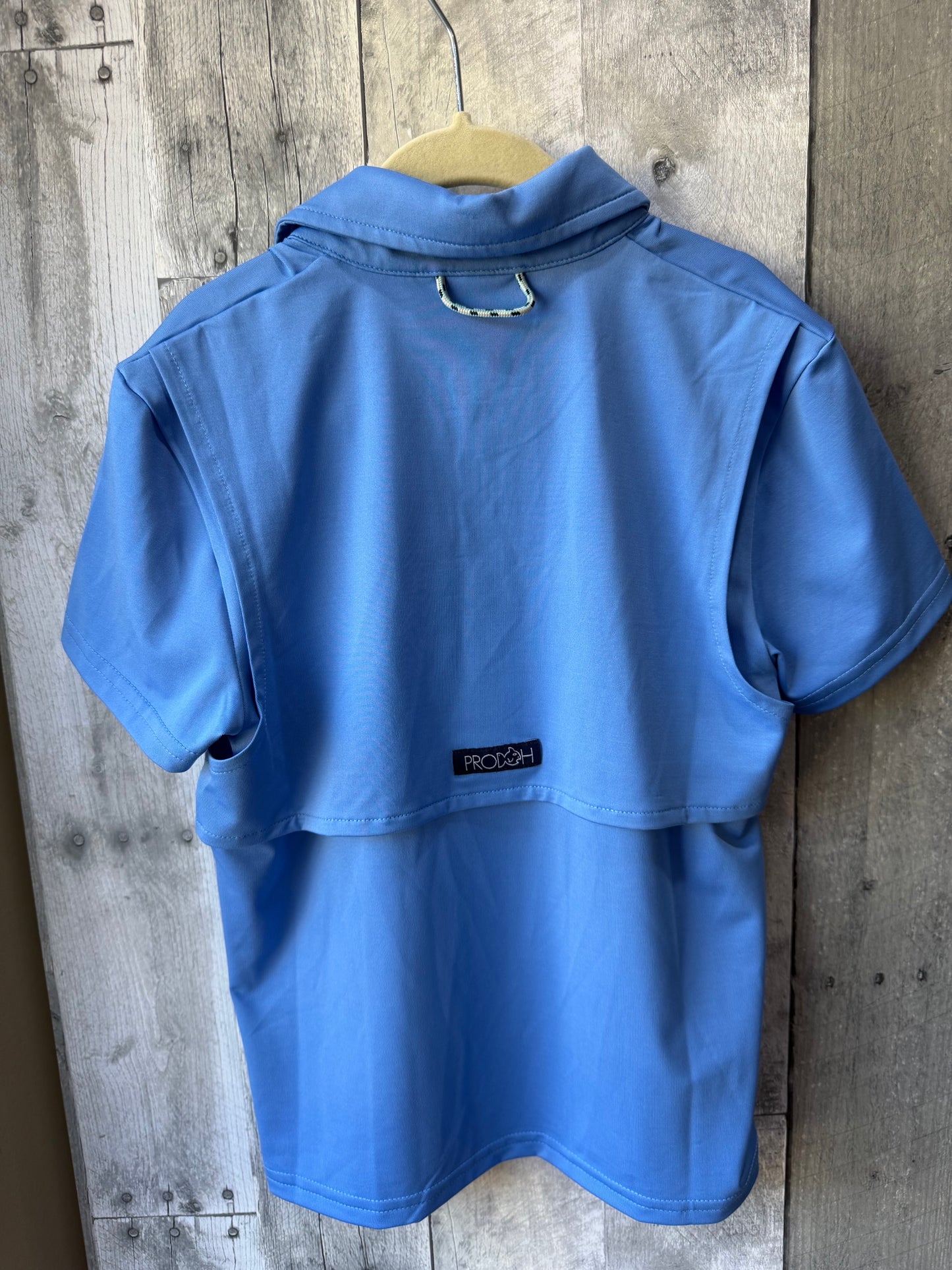 Prodoh Boys Blue Dry-Fit Polo 6T