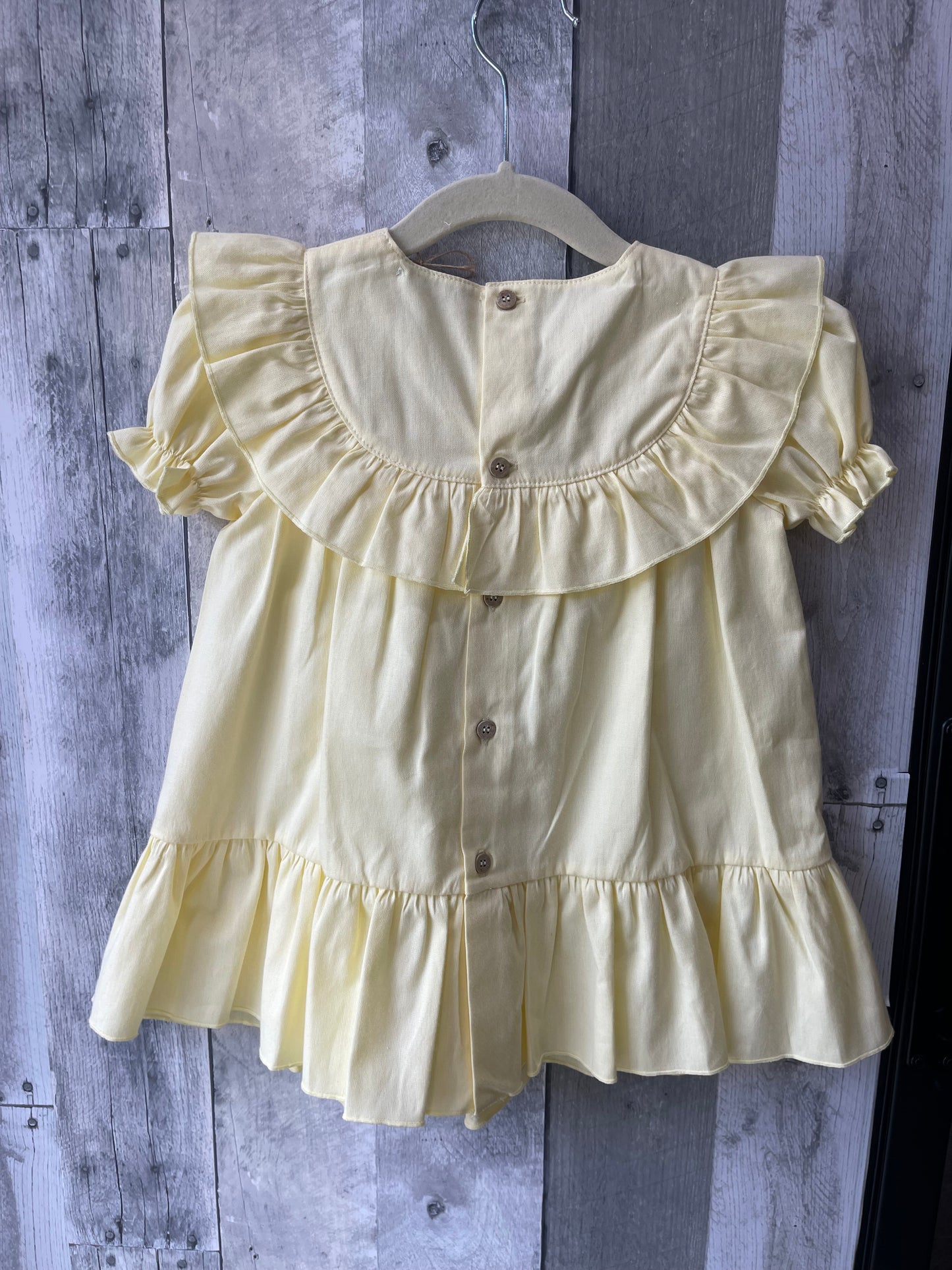 2t Babidu Pale Yellow Dress