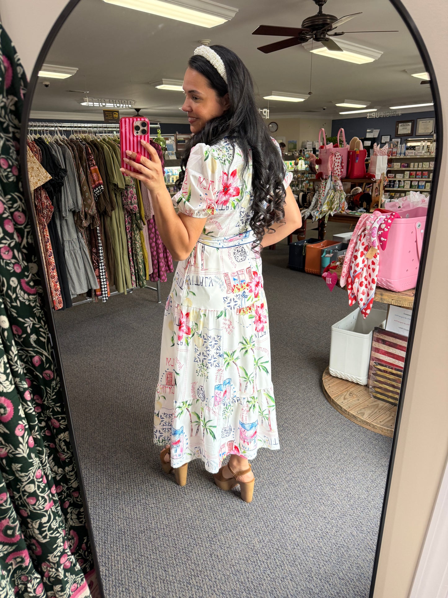 Coastal Print Dress