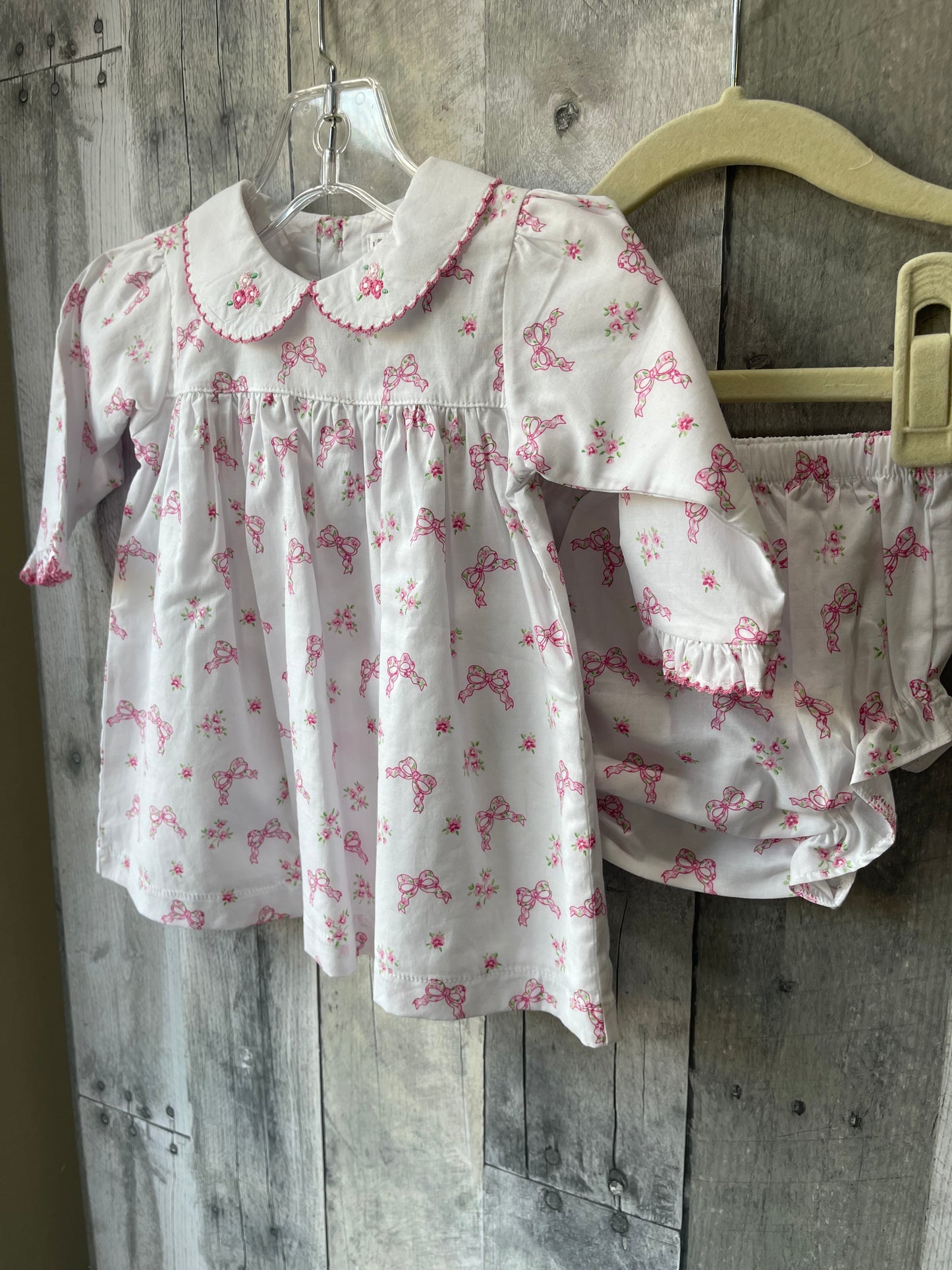 2-piece Bow Dress Baby Kissy Kissy