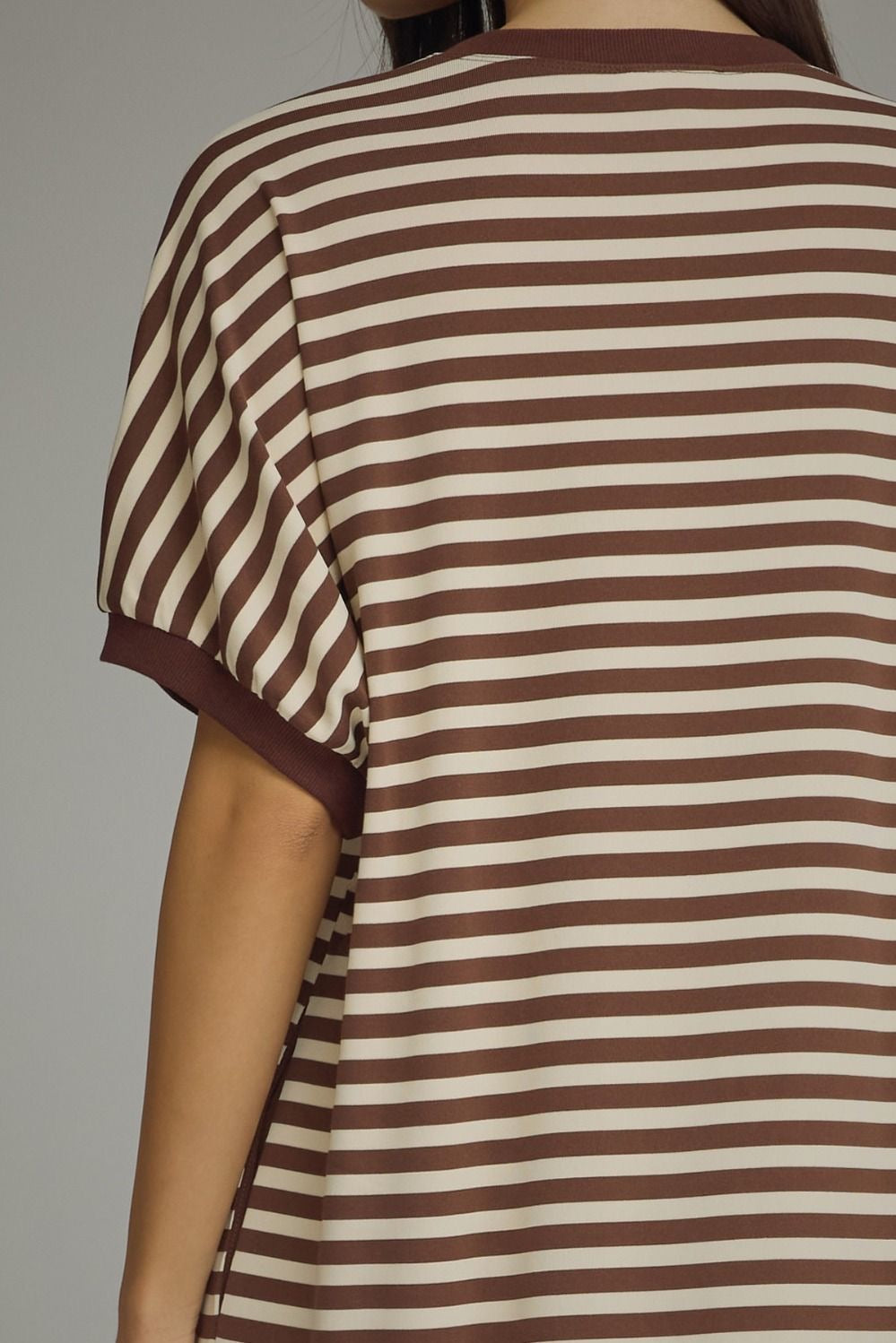 Brown/Ivory Athleisure Dress