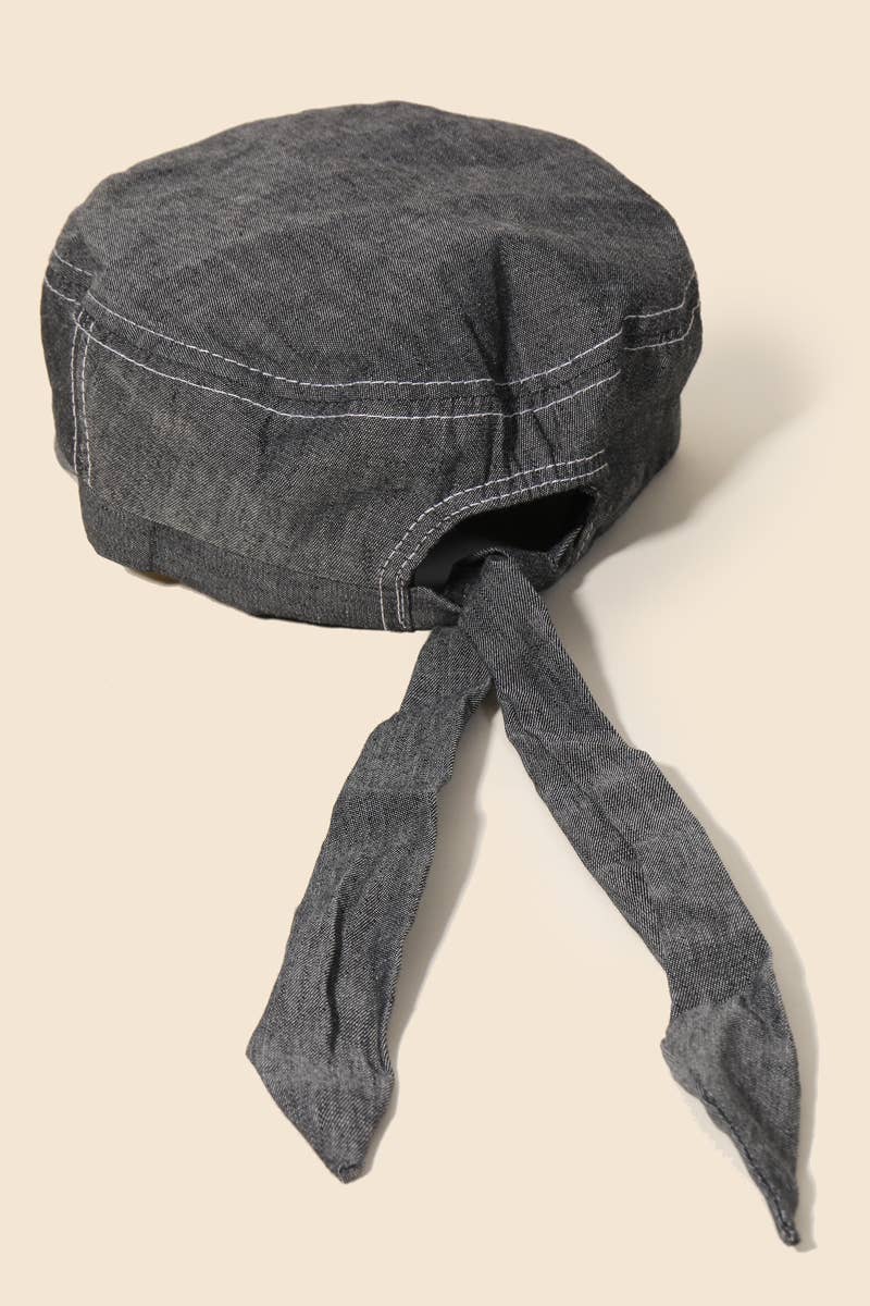 Pony Tail Denim Cap