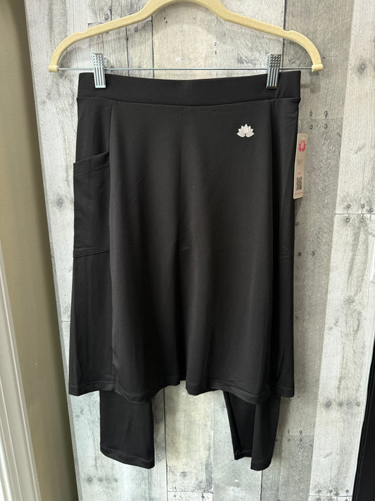 Snoga // Knee Length Skirt Sport Style  in Black