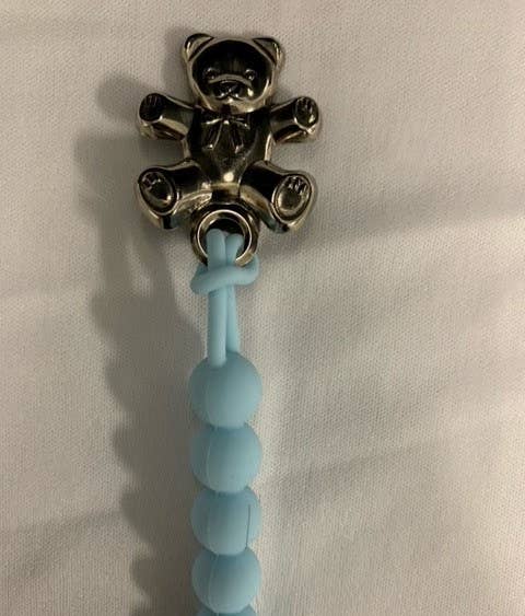 BABY PACIFIER CLIP TEDDYBEAR