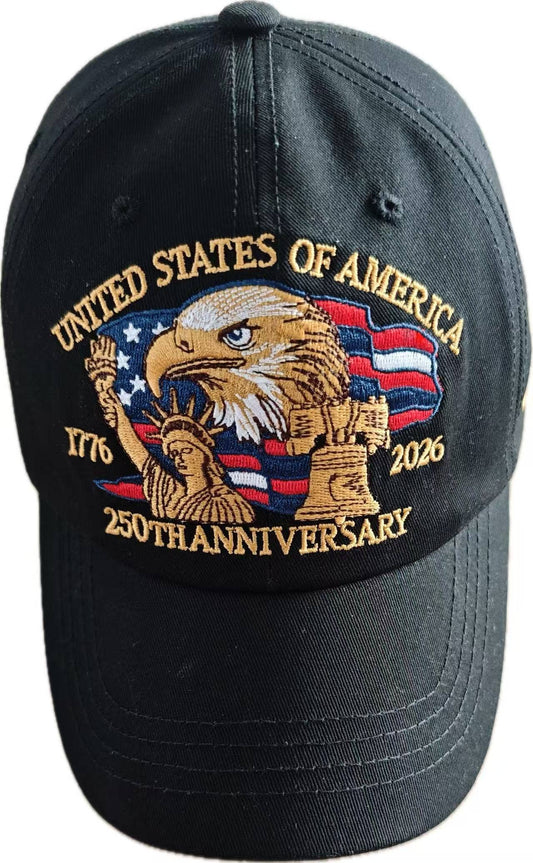 I Love My Freedom - United States - 250th Anniversary Black Hat - 4476