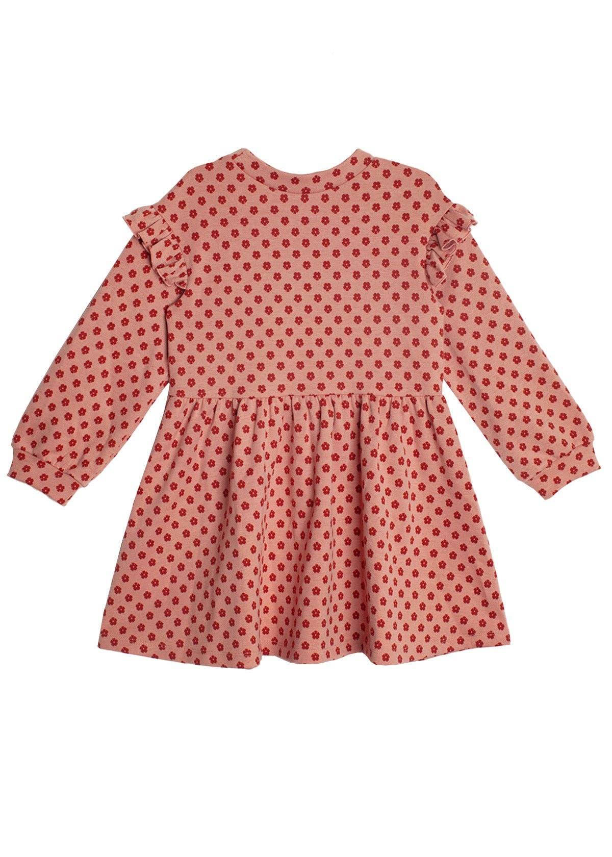 Pink and Red Knit Dress