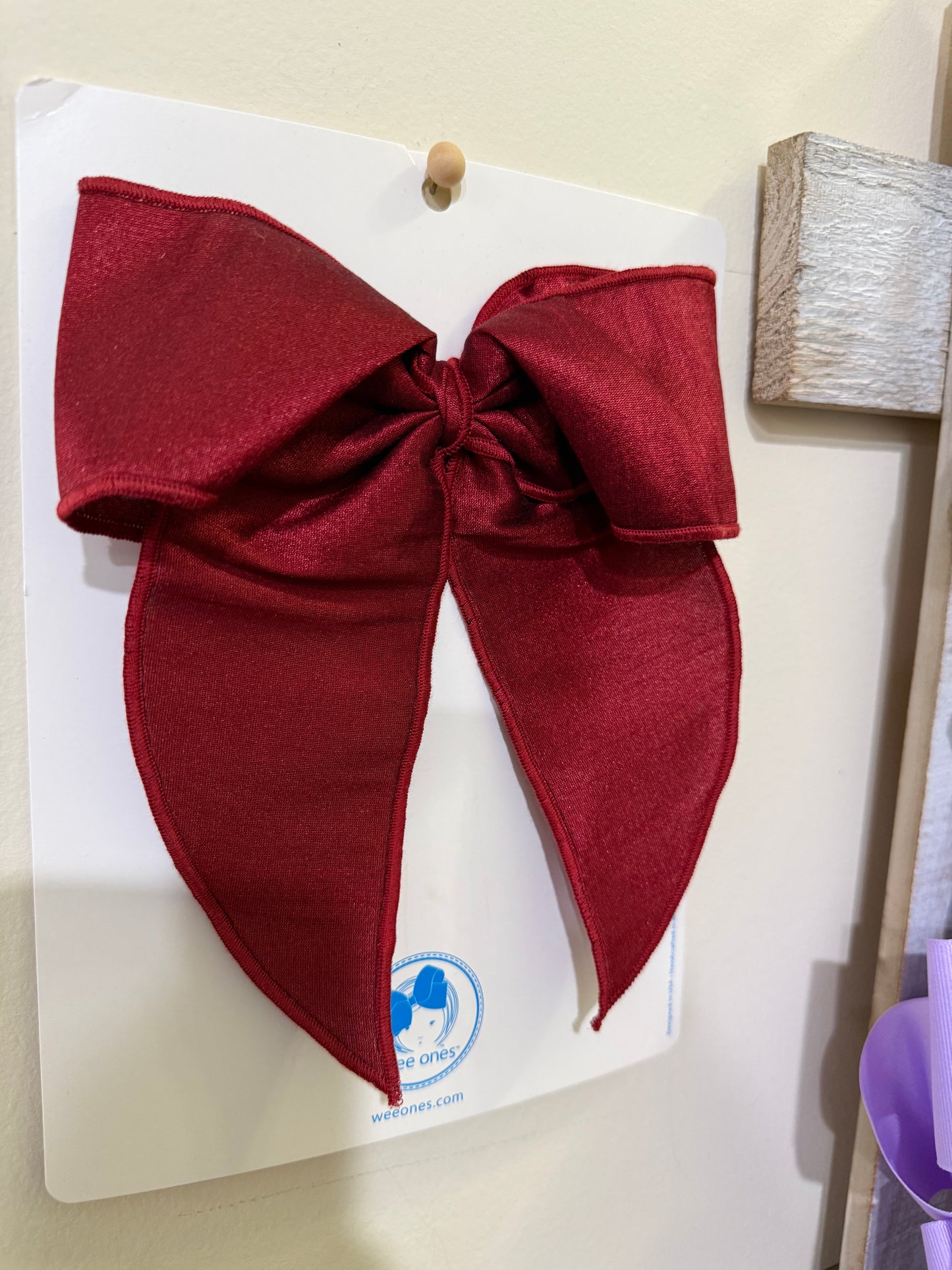 King Satin Bow with Twisted Wrap and Whimsy Tails