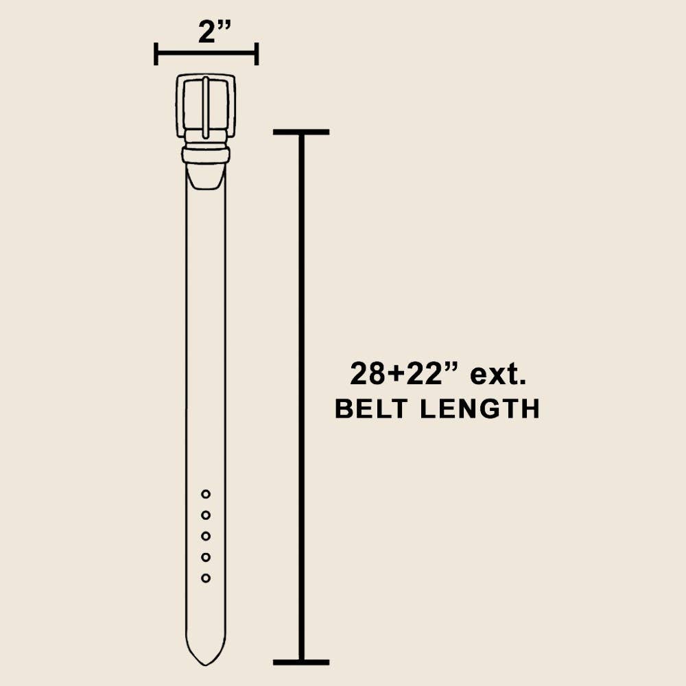 Flower Engraved Oval Concho Chain Belt