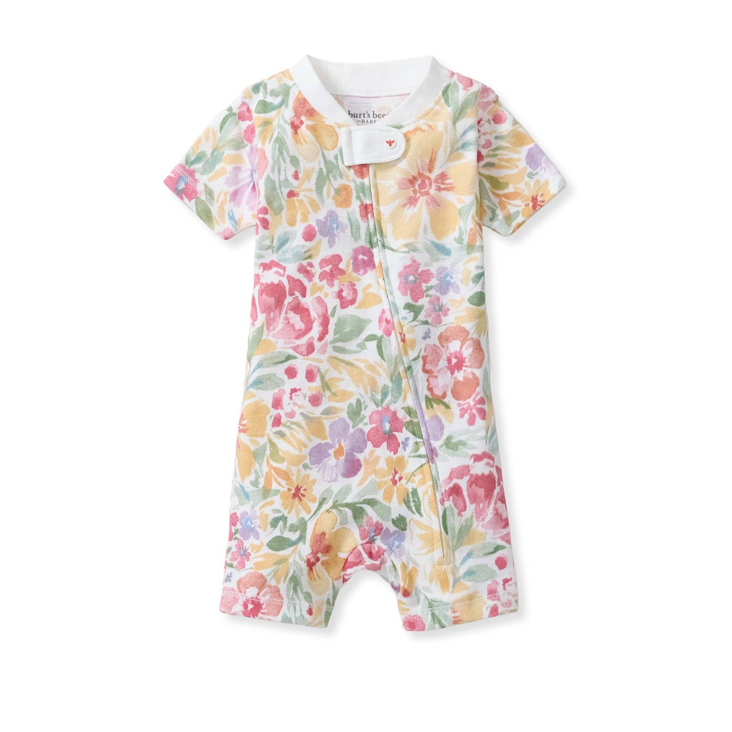 Burt's Bees Baby - Bloom and Blossom Organic Baby Sleeper Romper
