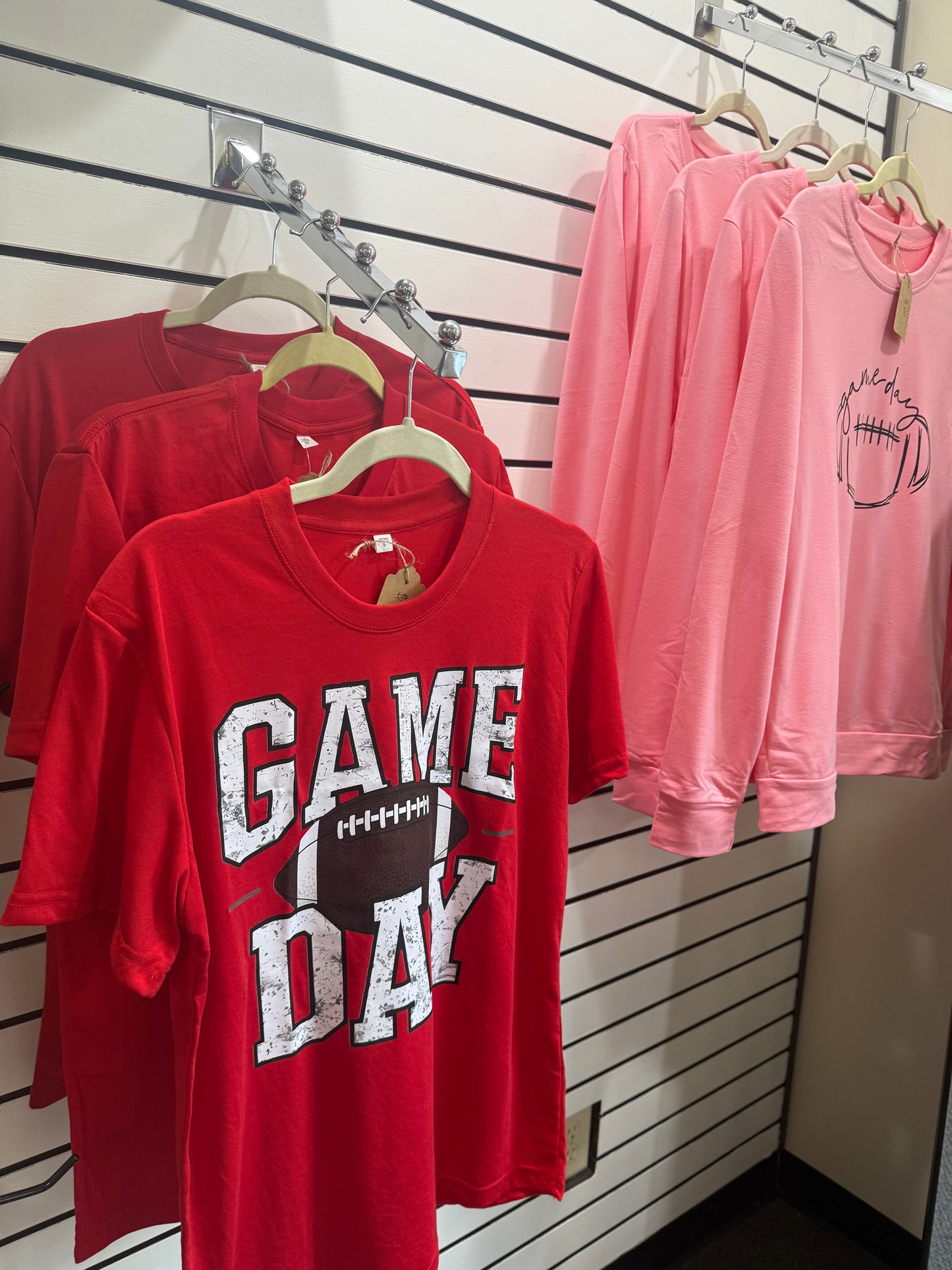 Game Day red football T-Shirt
