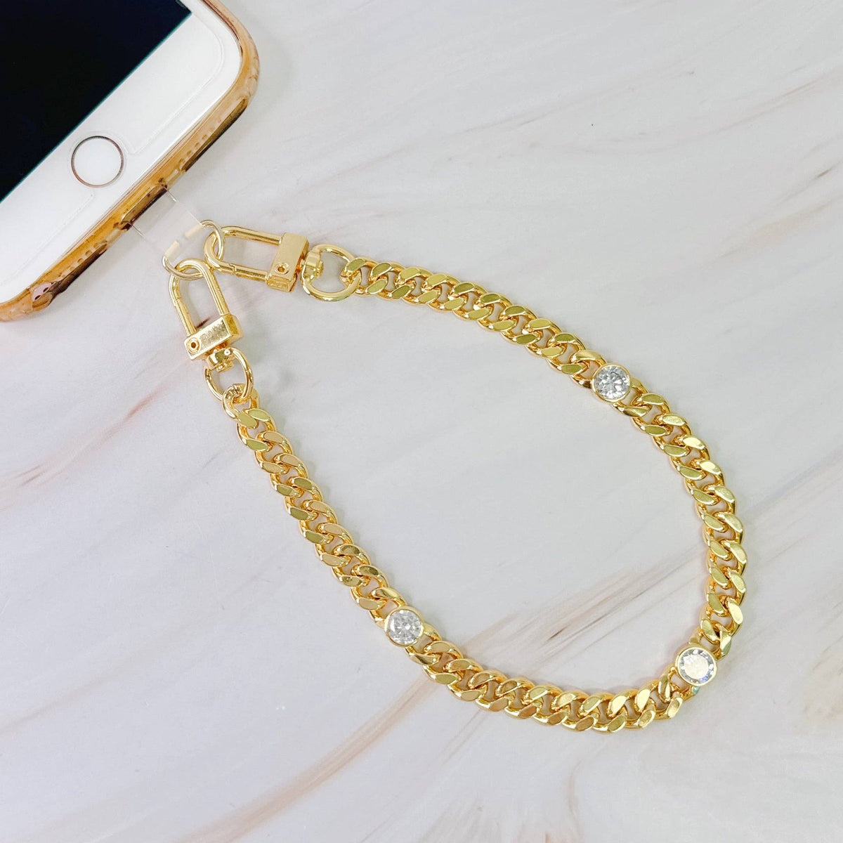 Ellison+Young - Sparkle Over The Chain Phone Wrist Lanyard