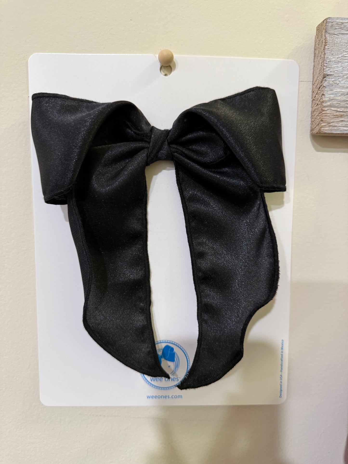King Satin Bow with Twisted Wrap and Whimsy Tails