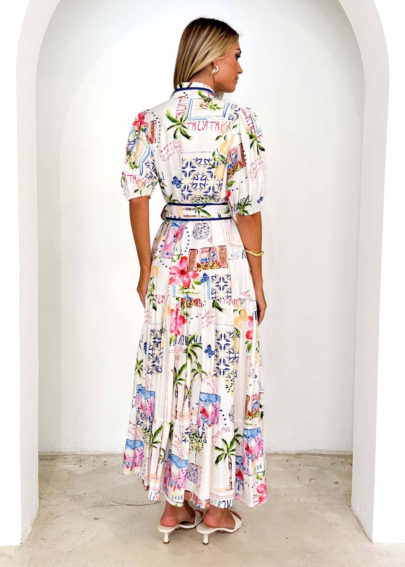 Coastal Print Dress