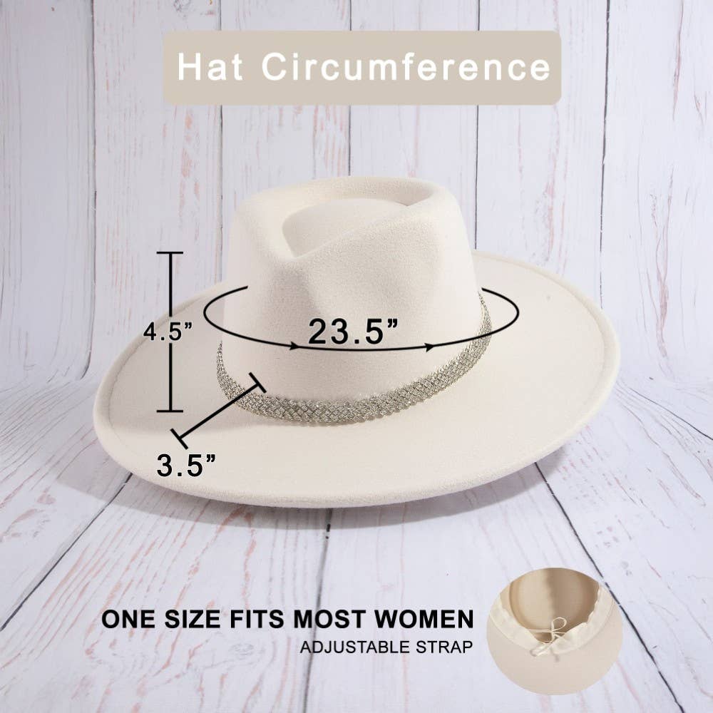 Braided Snake Chain Fedora Hat: IV