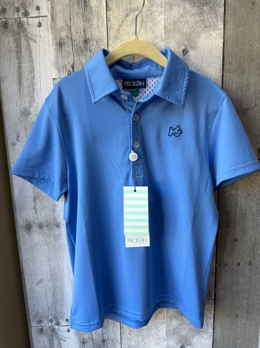 Prodoh Boys Blue Dry-Fit Polo 6T