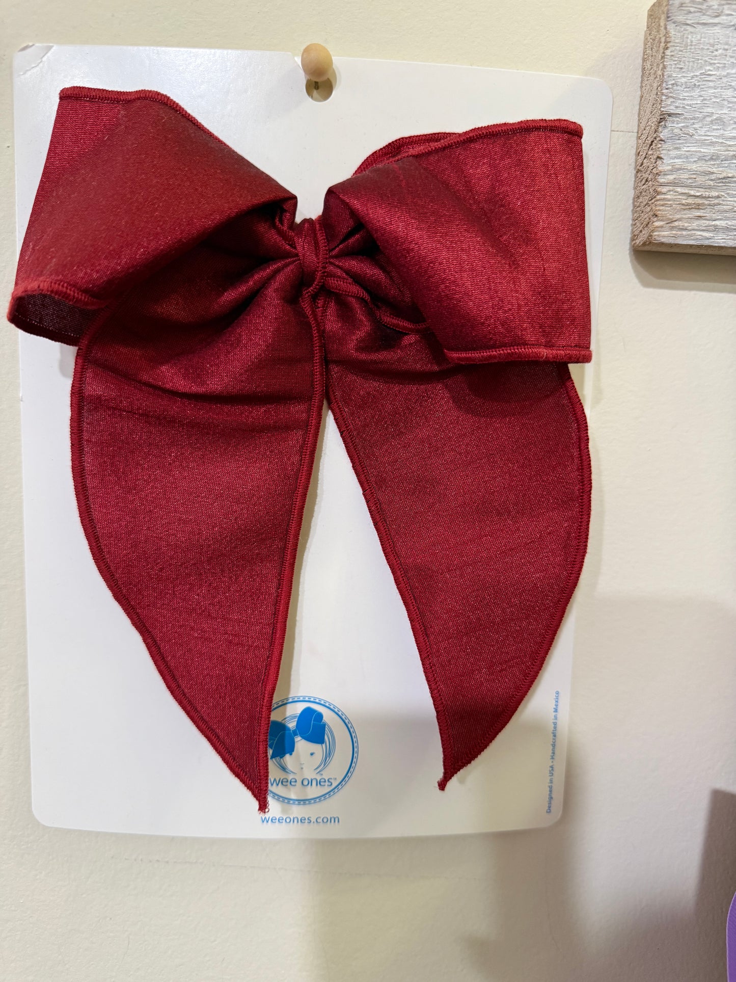 King Satin Bow with Twisted Wrap and Whimsy Tails