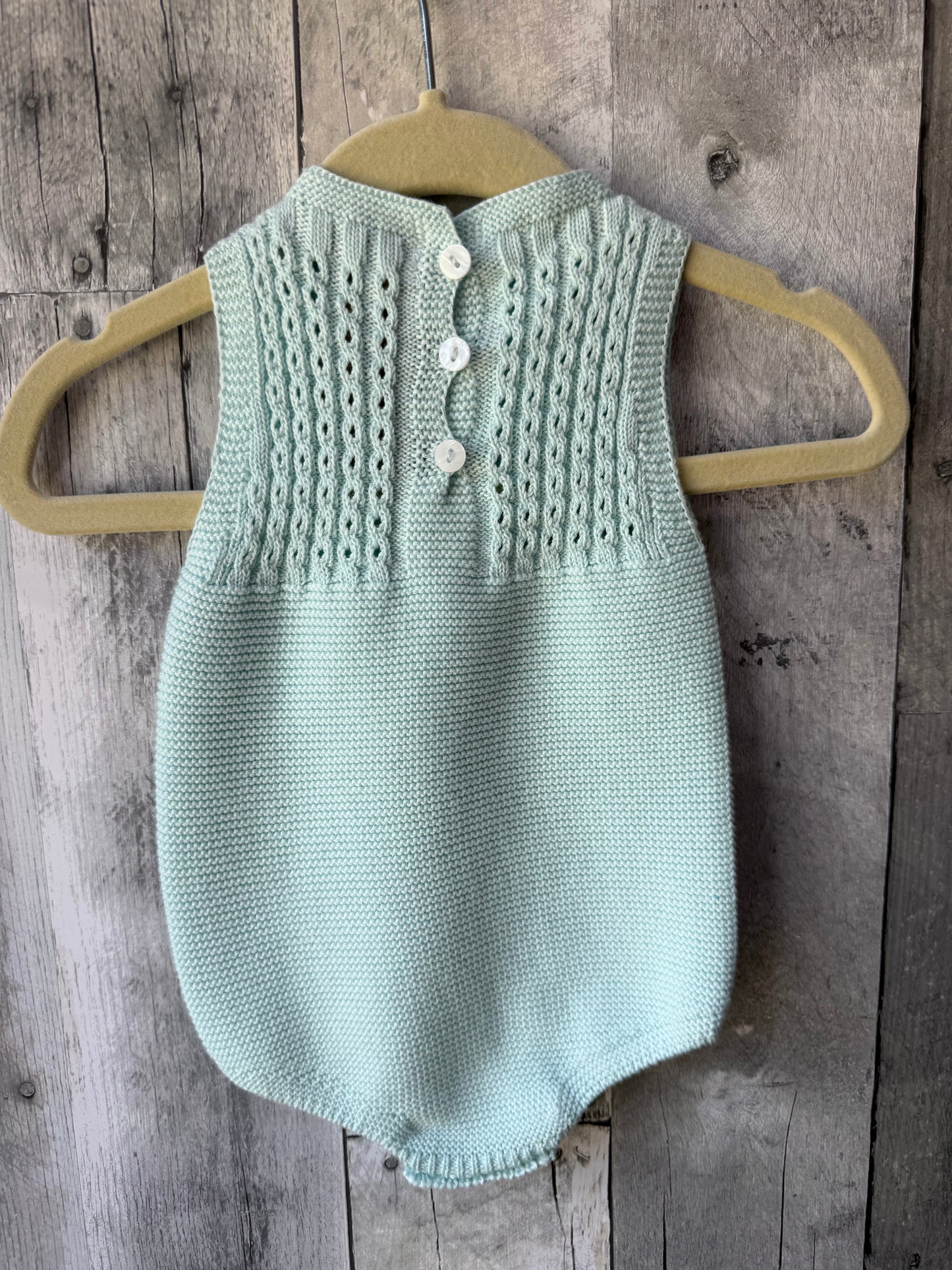 Baby Boy Knit Romper // Babidu