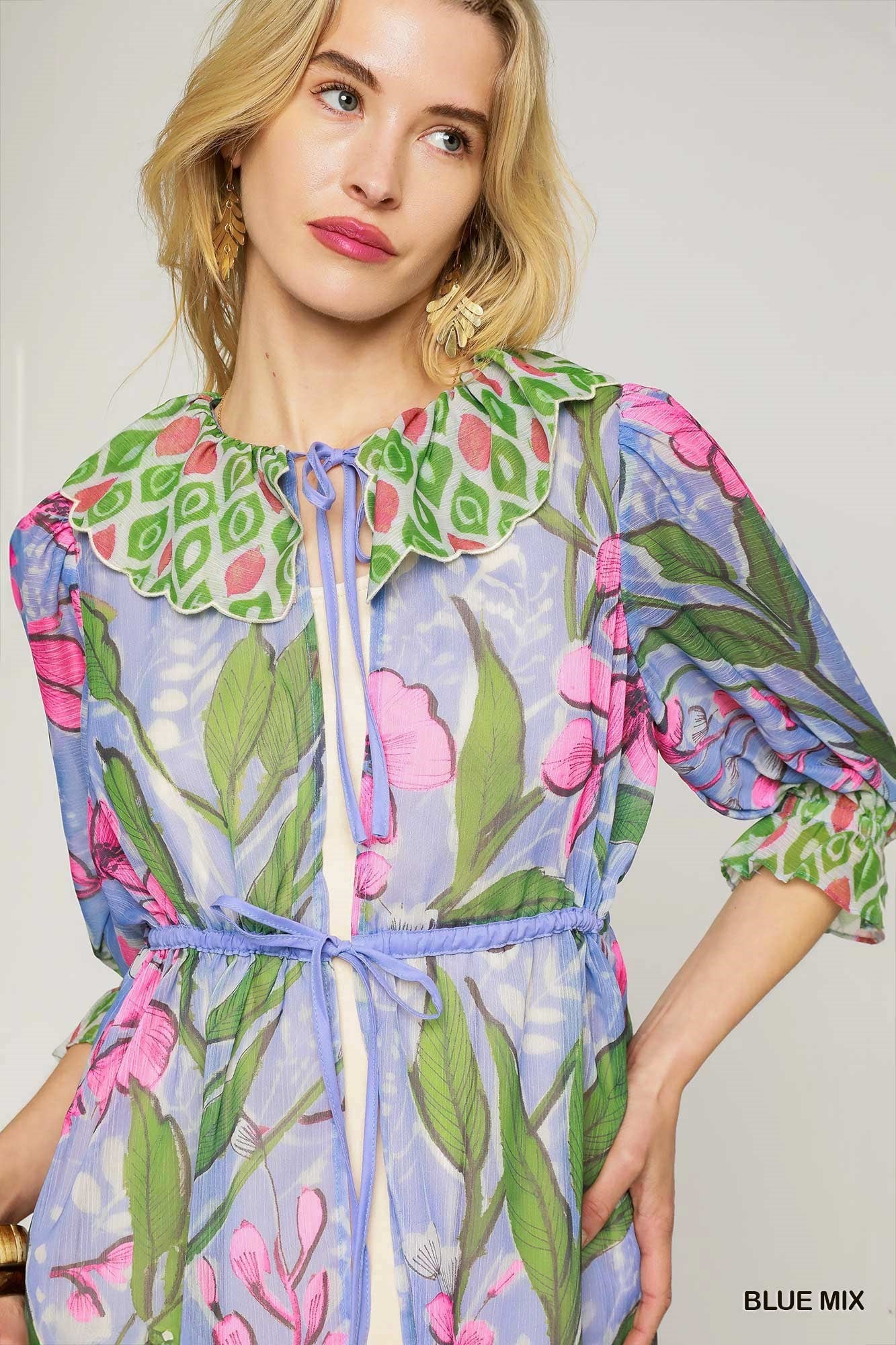 Light-Weight Floral Kimono