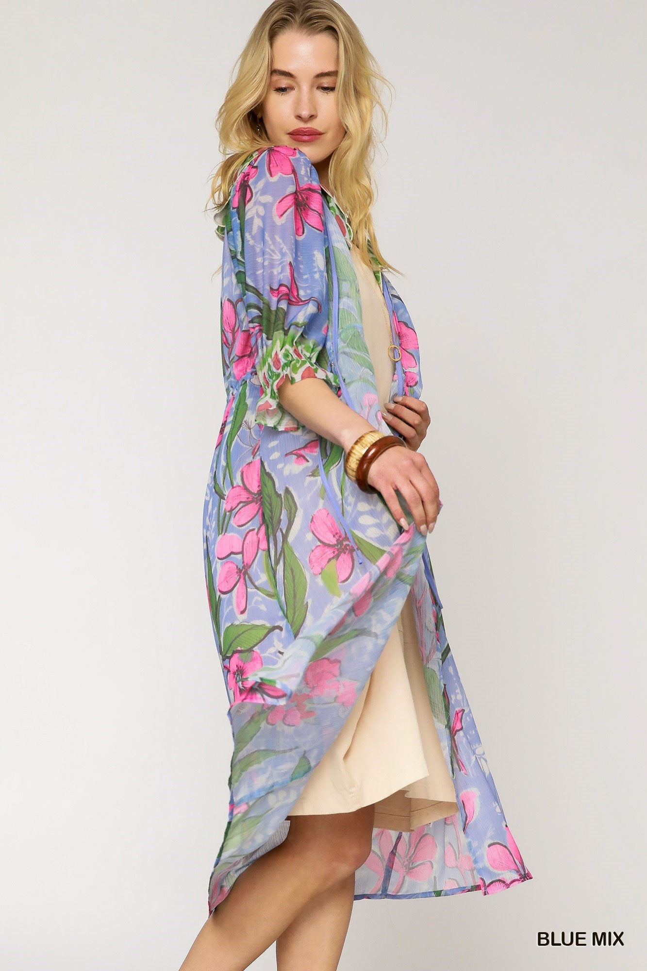 Light-Weight Floral Kimono