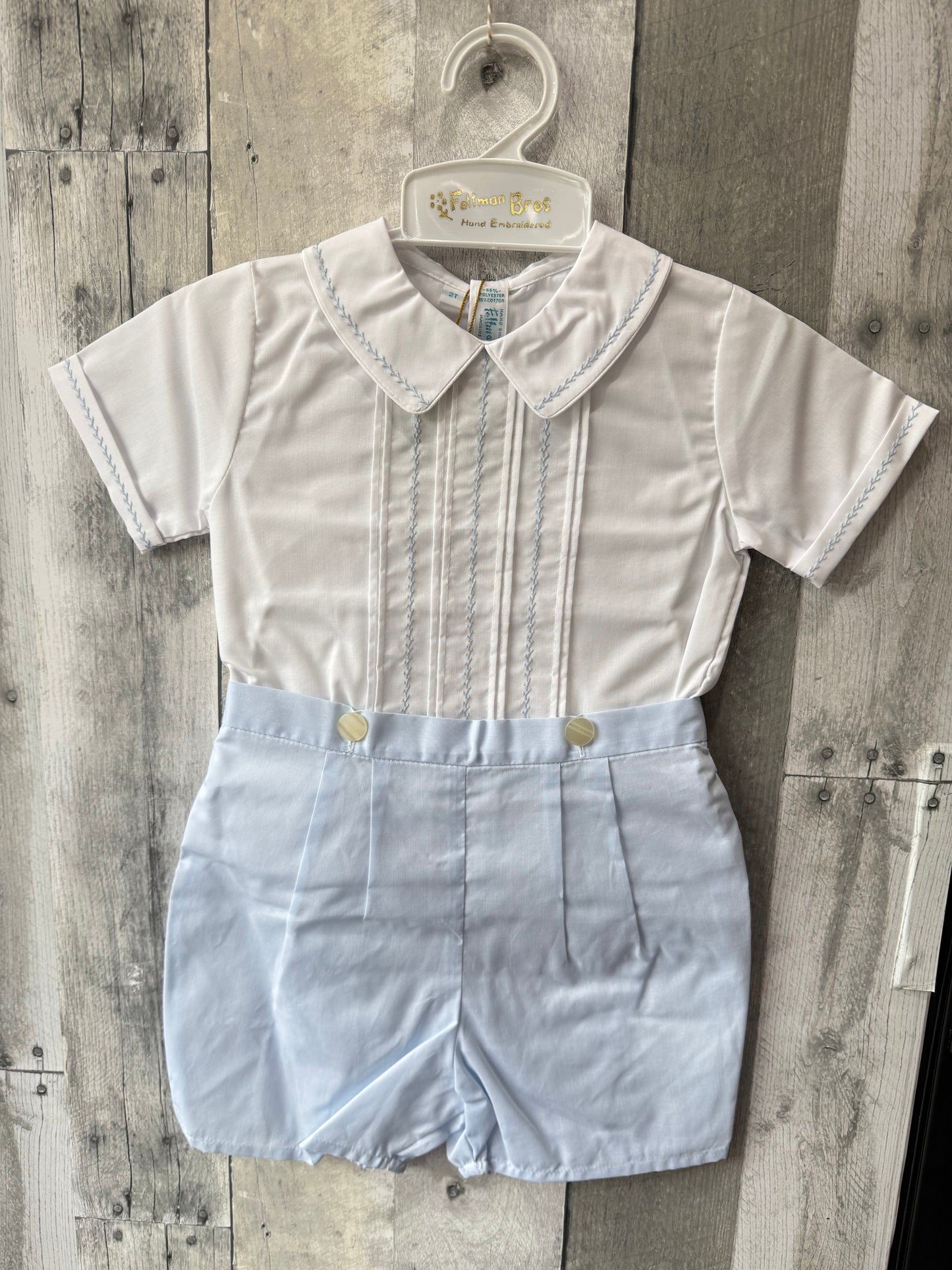Feltman Brothers 2T light blue short-all