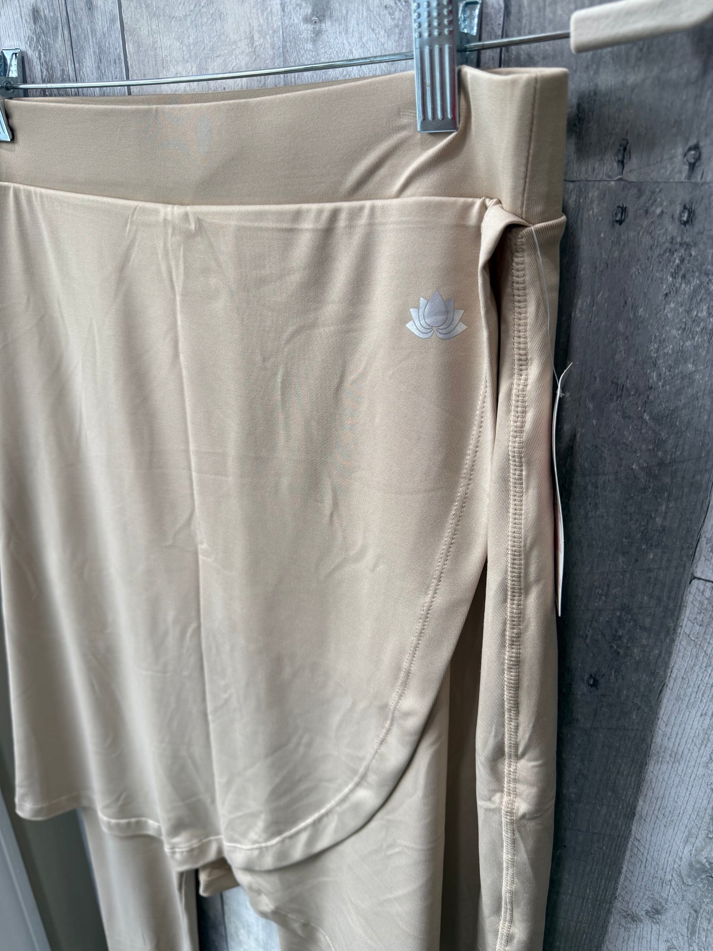 Snoga // Ankle Length legging Skirt Wrap Style  in Tan