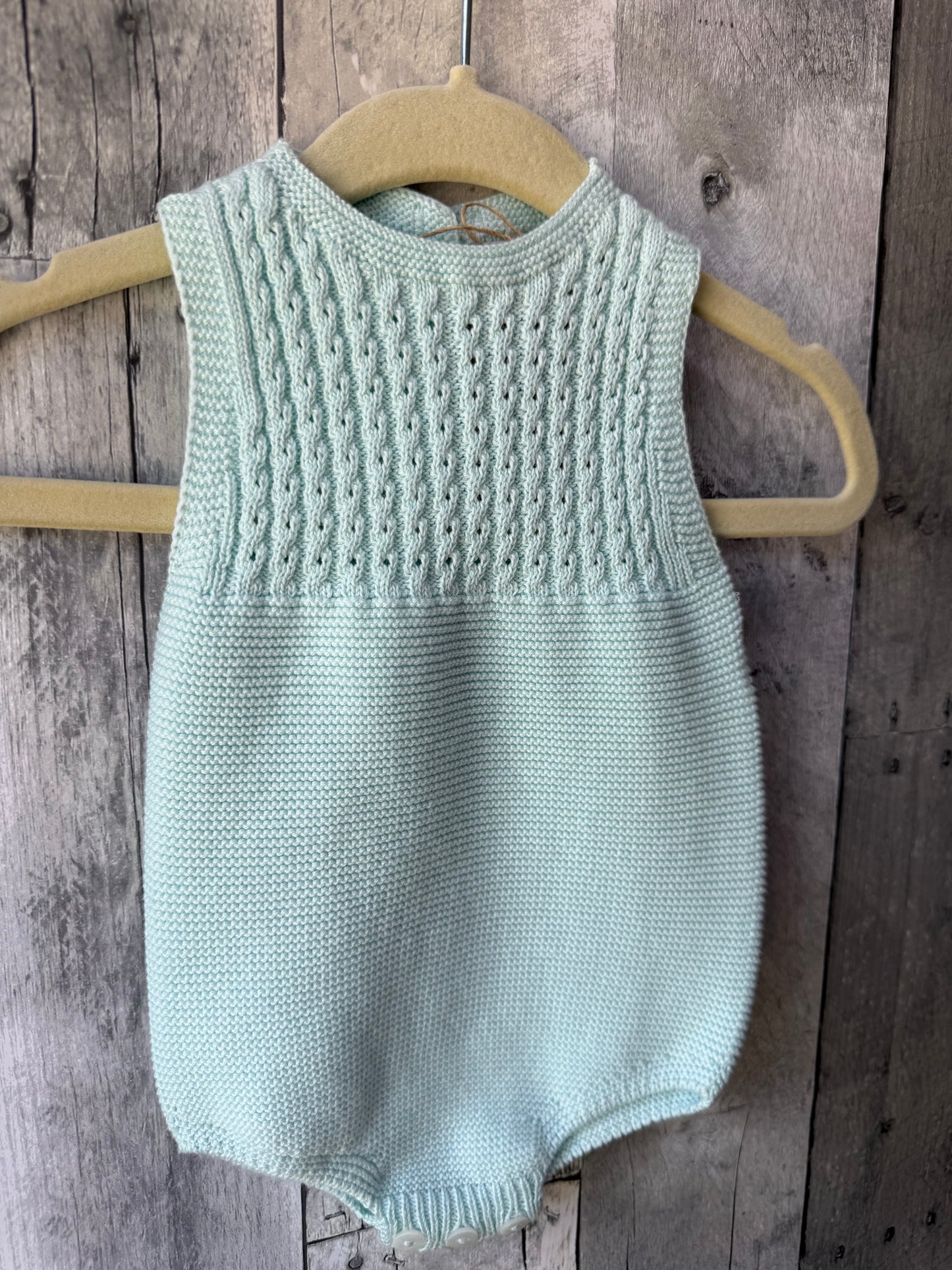 Baby Boy Knit Romper // Babidu