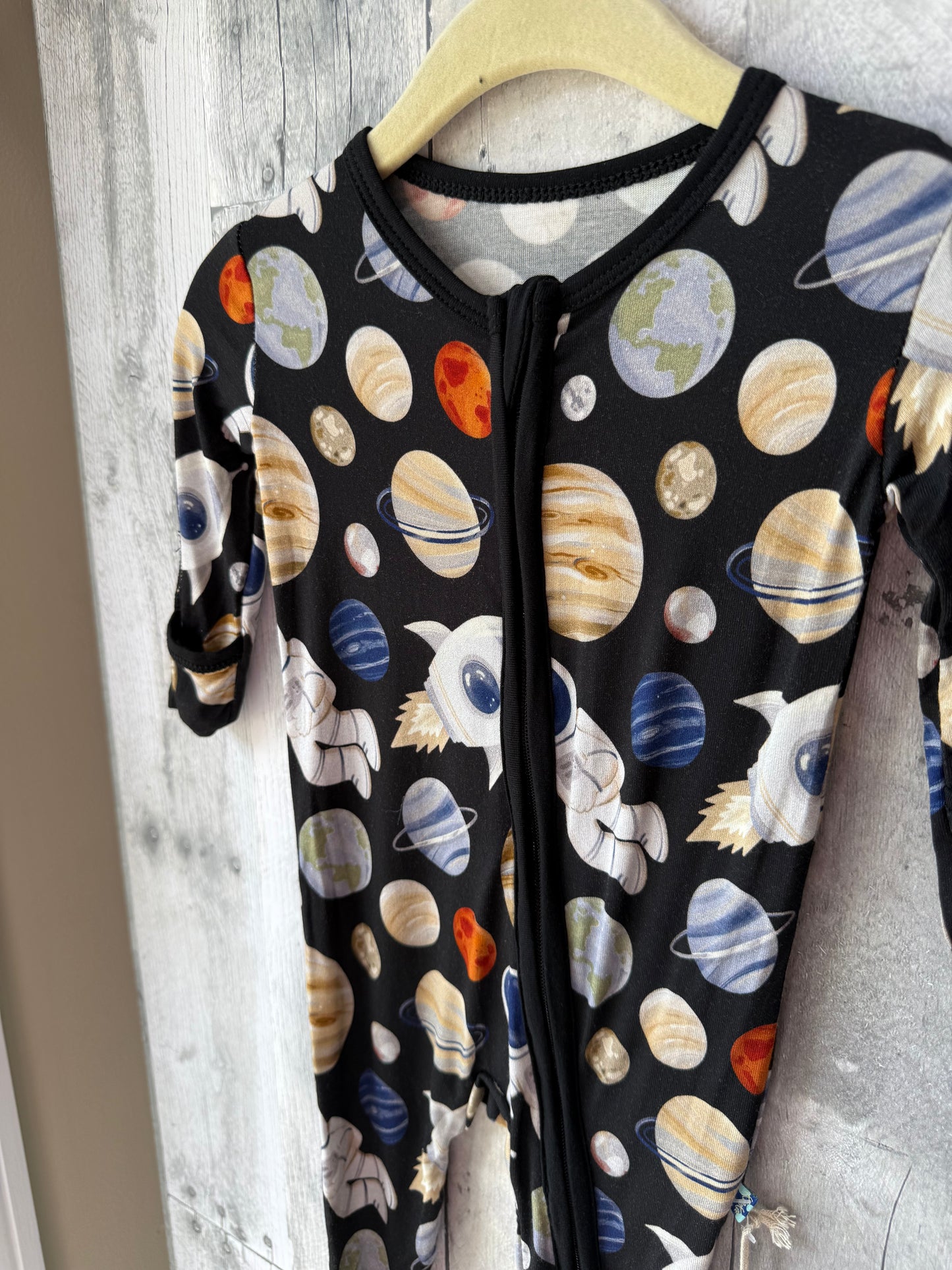 KicKee Pants Footie Pajamas with 2-Way Zip // Solar Sky