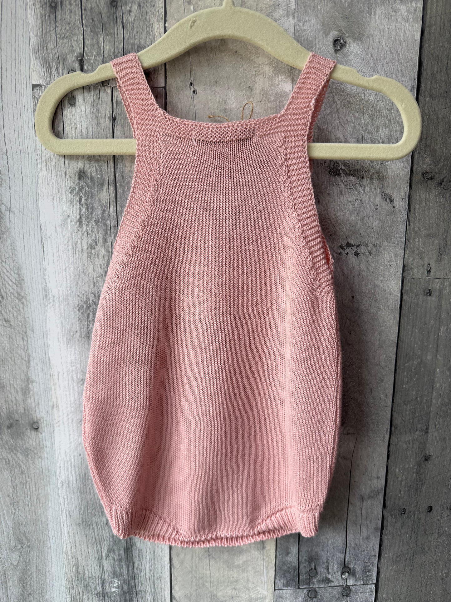 Babidu One Piece Knit Romper // Dusty Pink