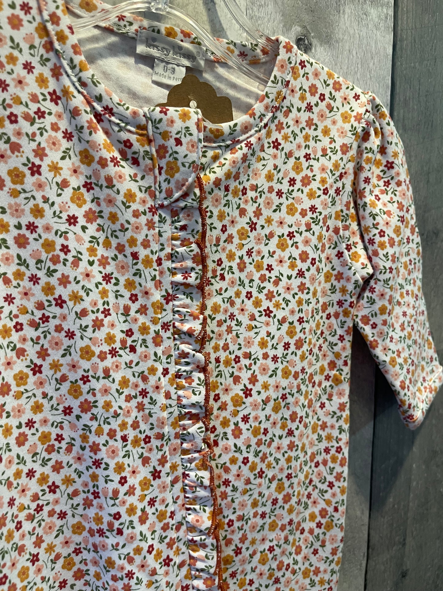 Kissy-Kissy Autumn Floral Sleeper