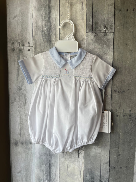 FriedKnit Creations Sailboat Romper