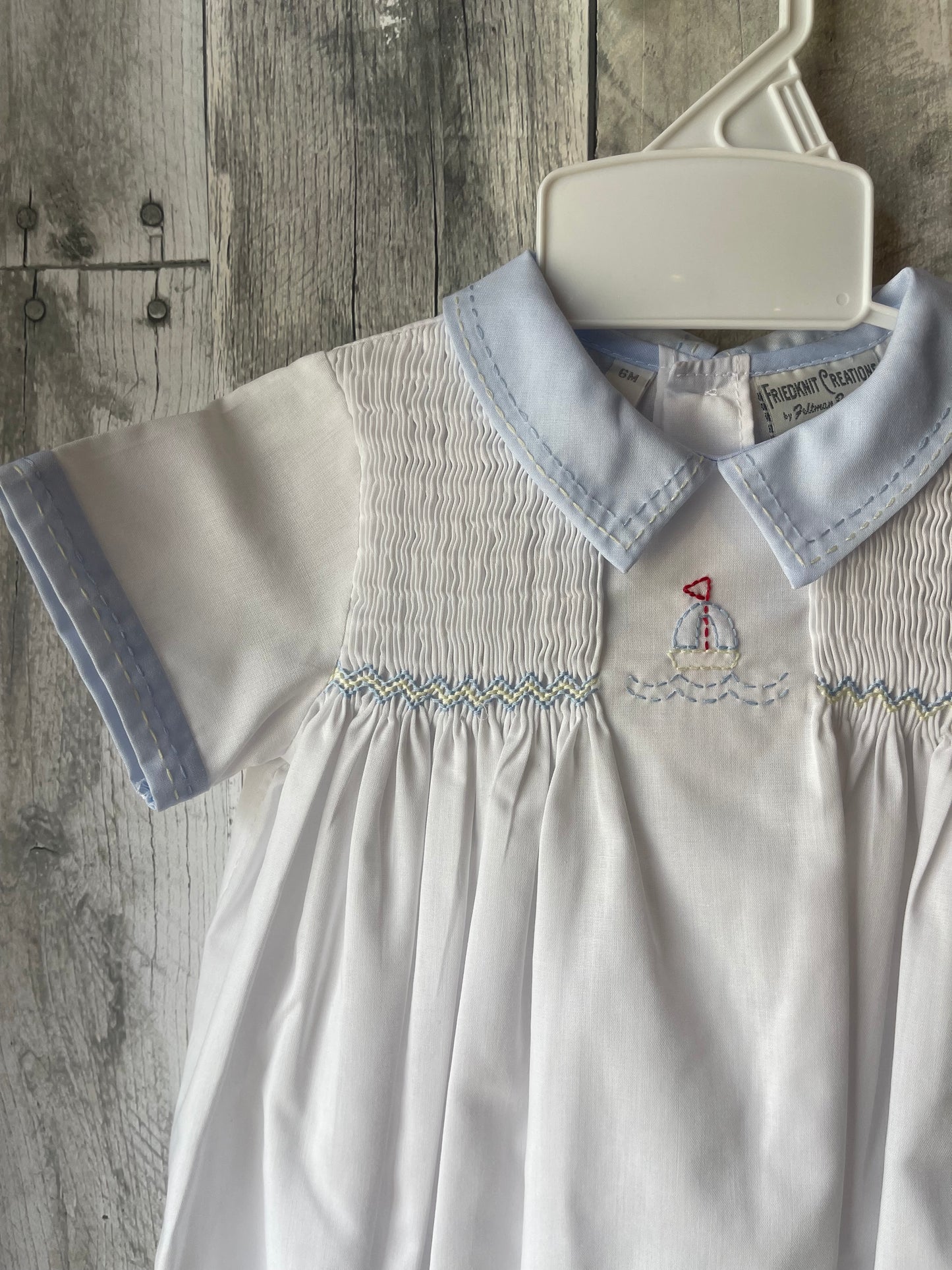 FriedKnit Creations Sailboat Romper