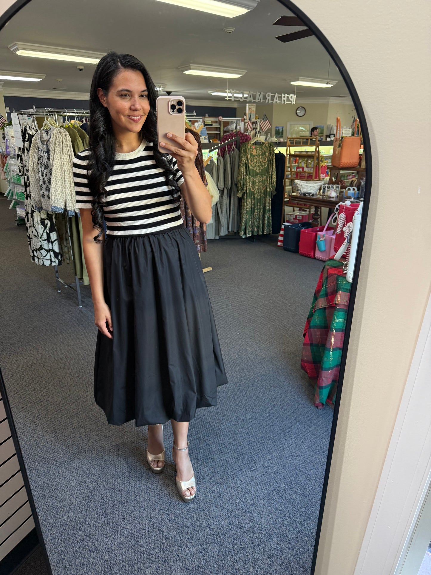 Luna Striped Dress // Saturday Collection