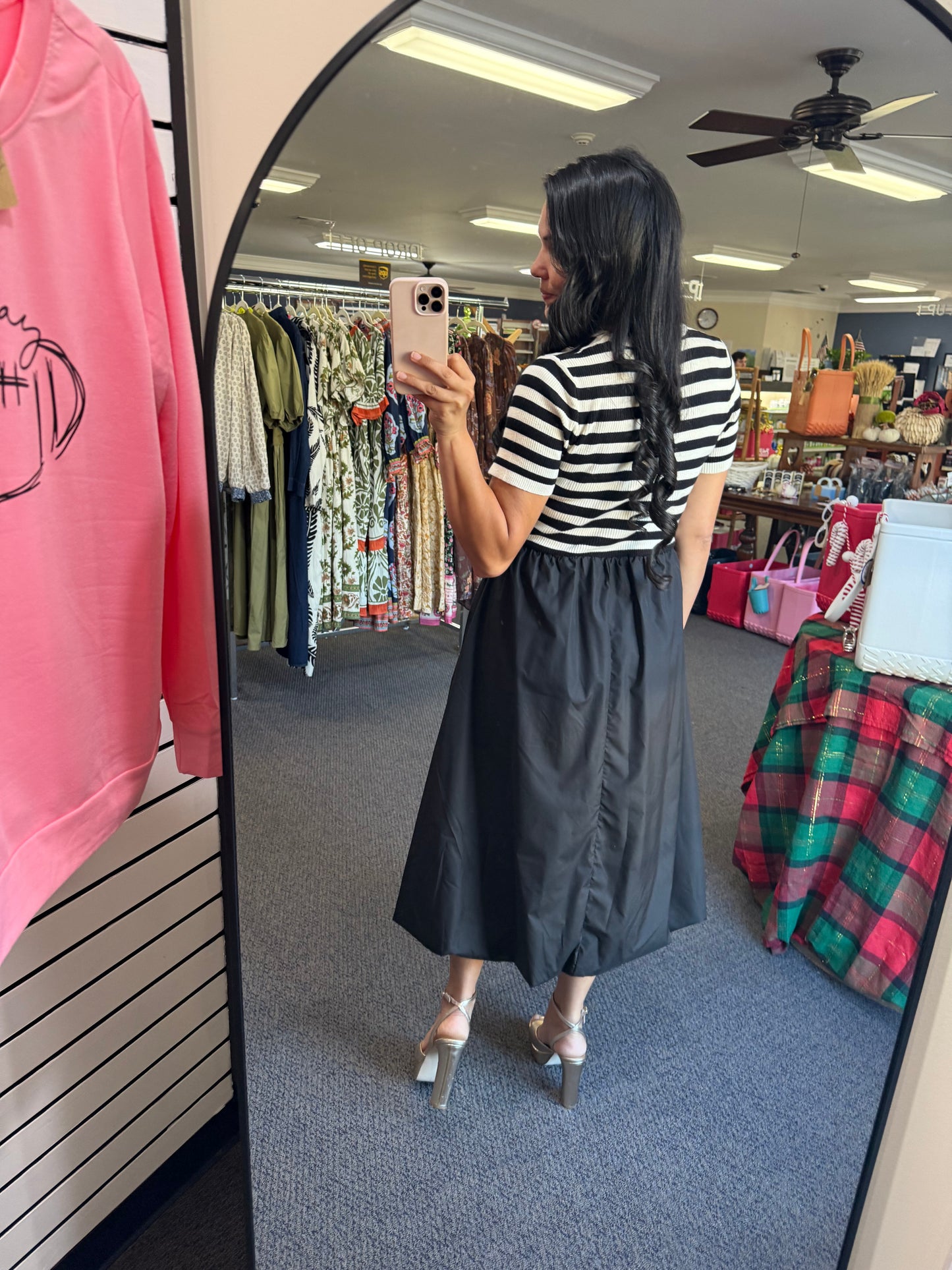 Luna Striped Dress // Saturday Collection