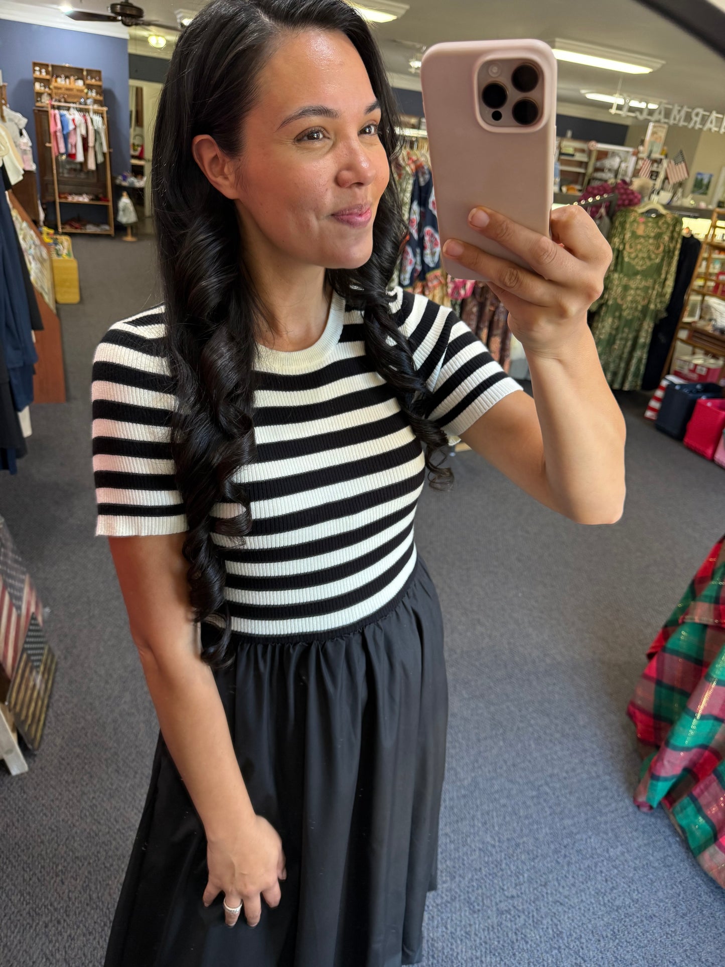 Luna Striped Dress // Saturday Collection