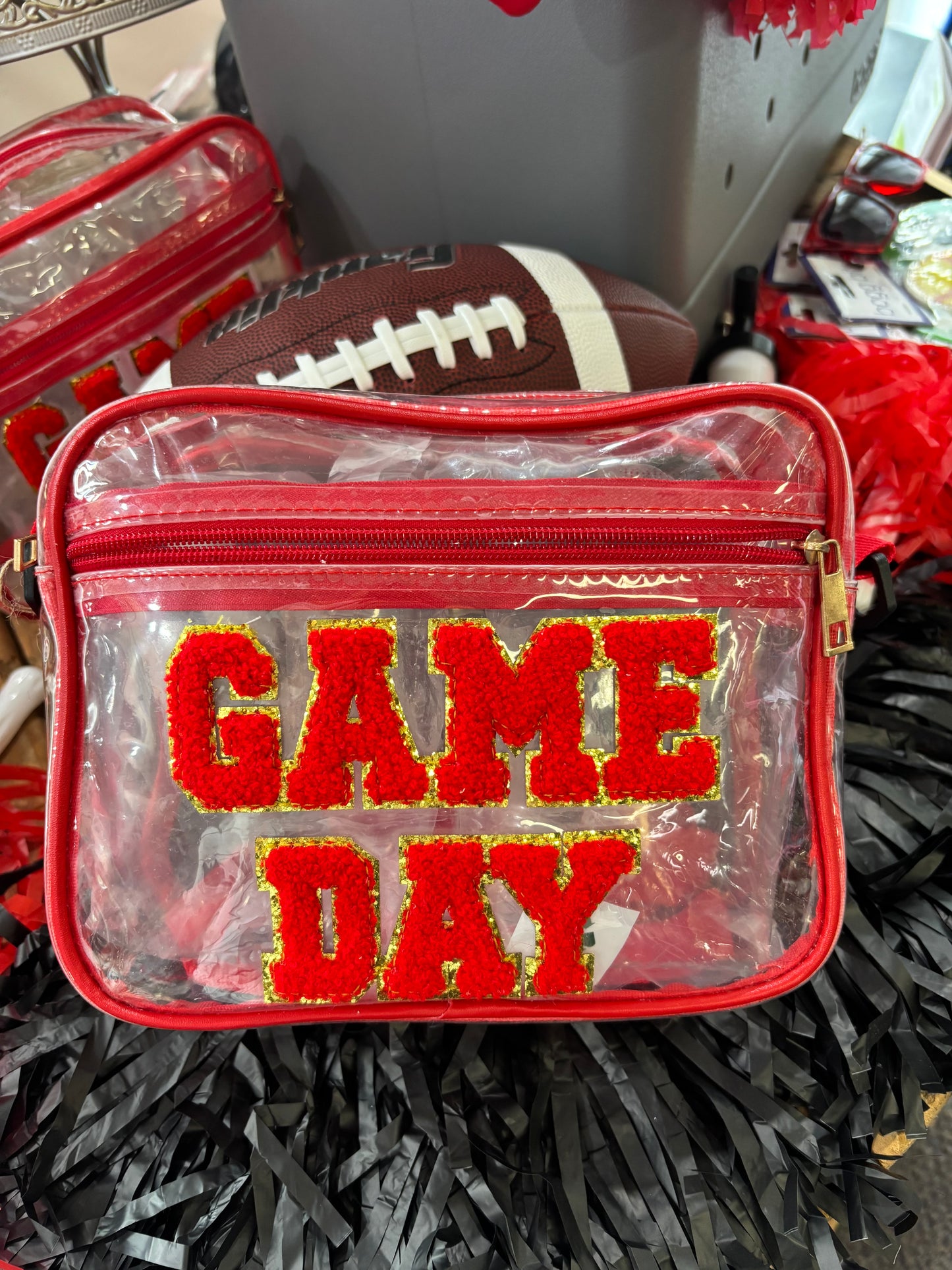 Game Day Stadium Approved Clear Purse