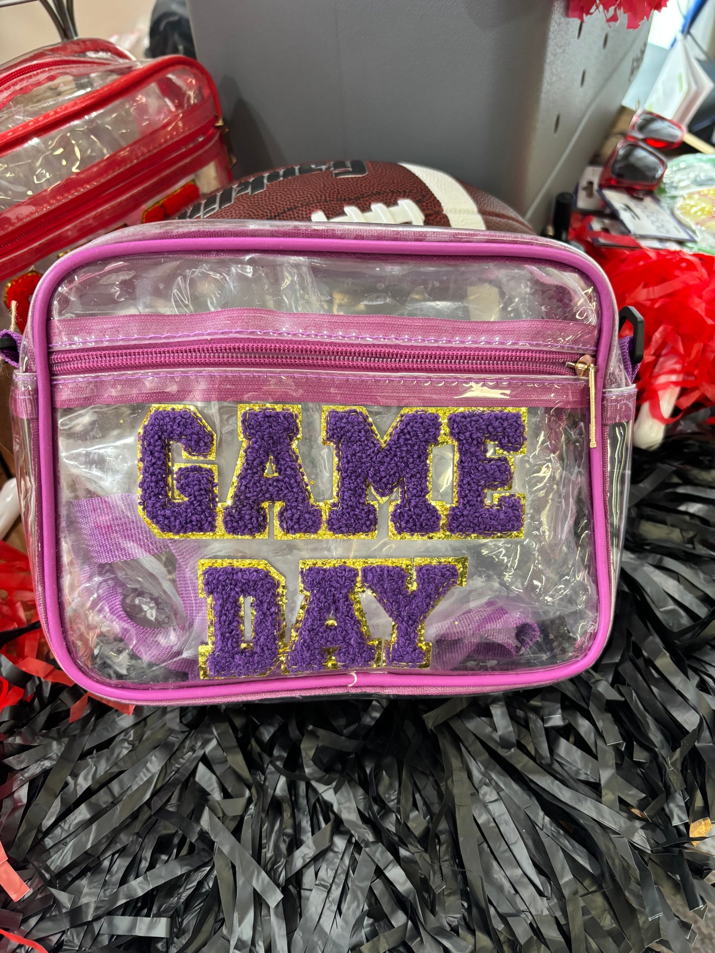 Game Day Stadium Approved Clear Purse