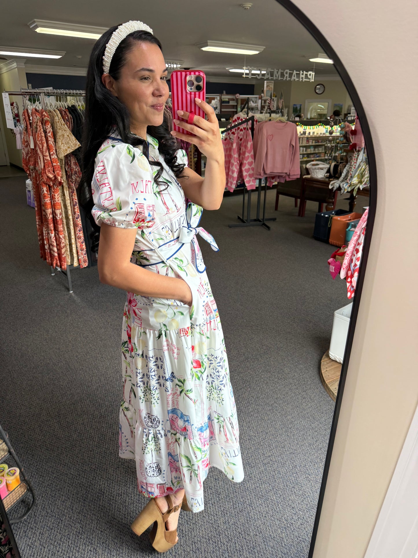 Coastal Print Dress