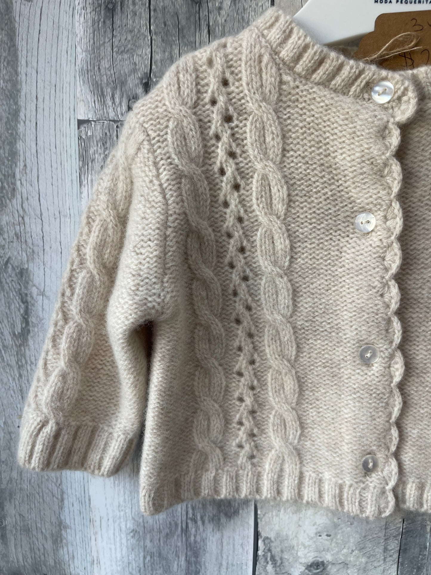 Babidu Baby Knit Sweater // Sand color