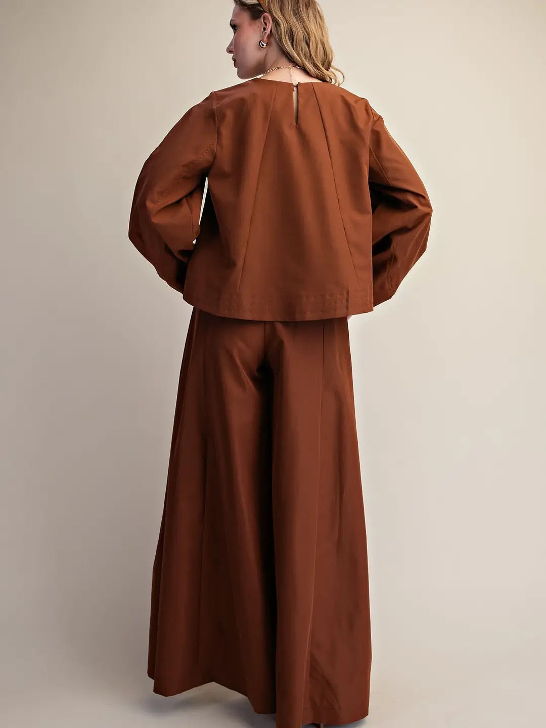 Chestnut Brown Swing Top