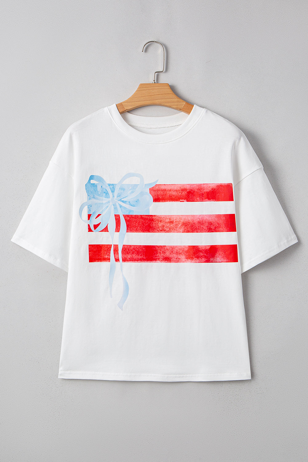Patriotic T-shirt in White