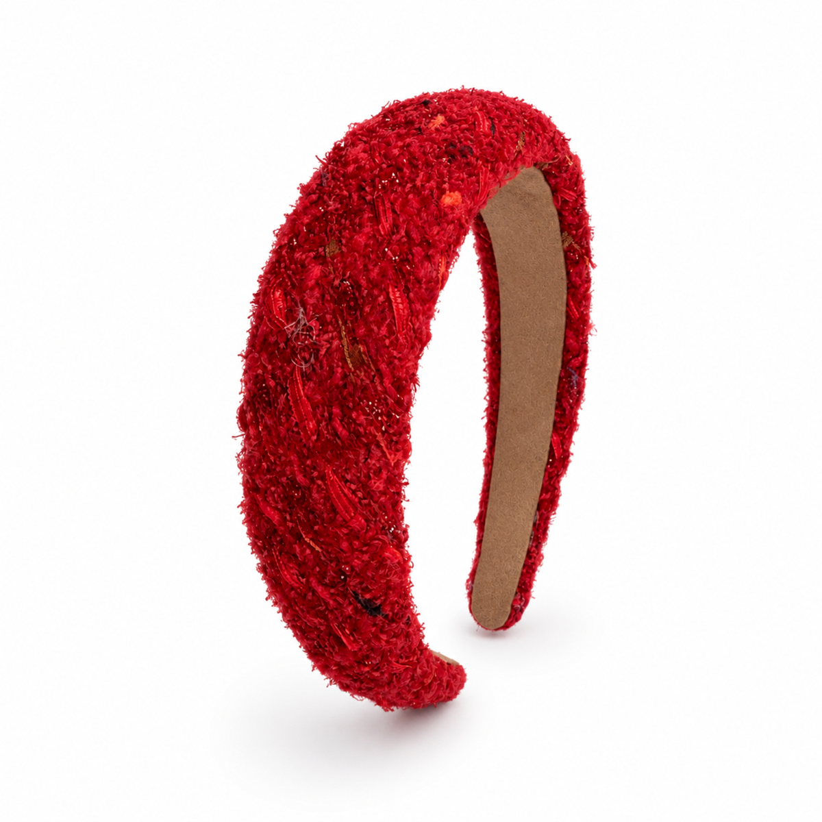 Ellison+Young - Ellison+Young Holiday Red Tweed Headband, Limited Edition