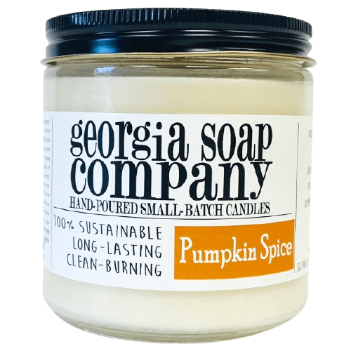 Georgia Soap Company - Pumpkin Spice Classic Soy Candle: 8 oz.