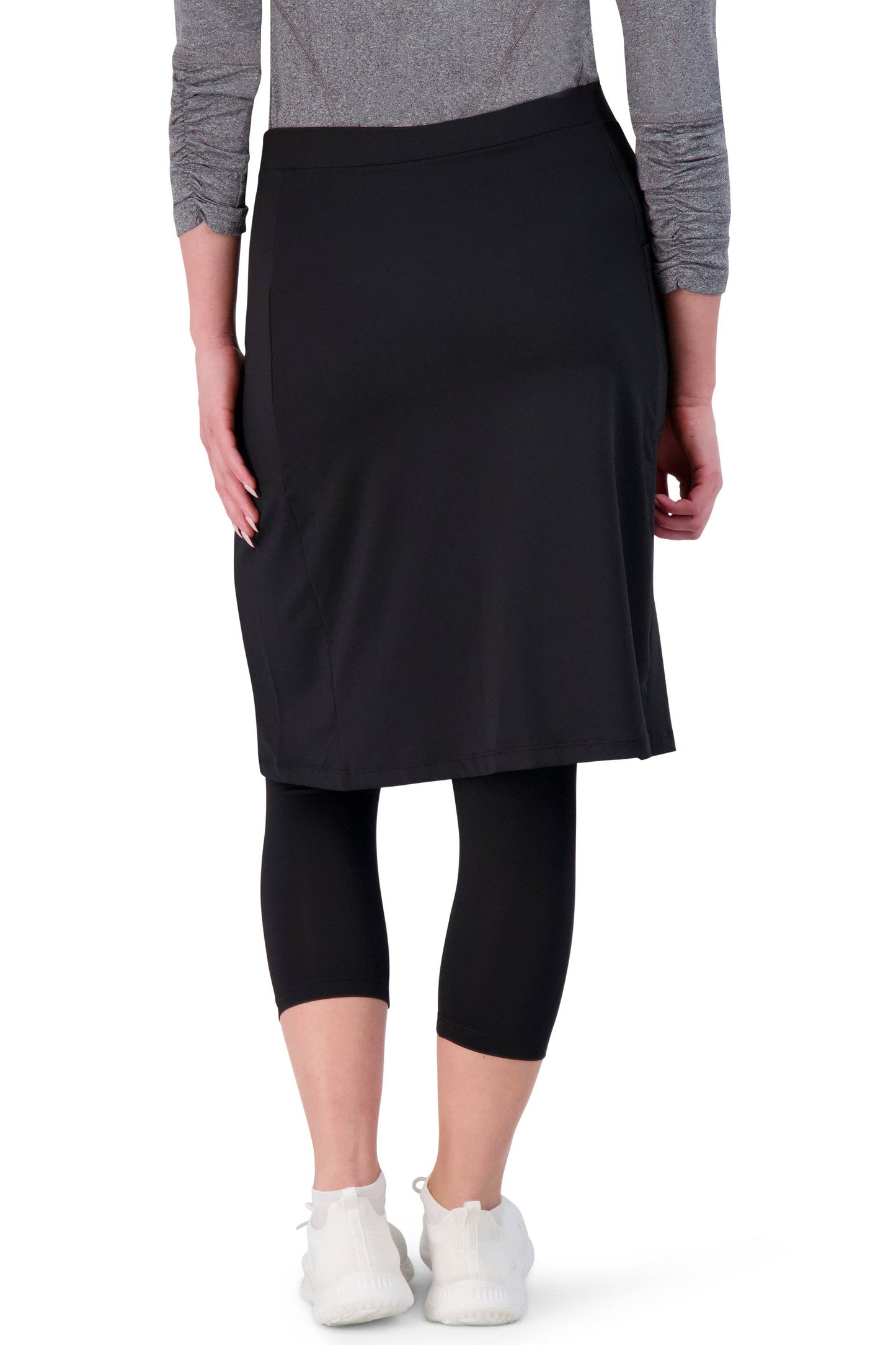 Snoga Athletics - Snoga Women’s Modest Fit Skirted Leggings - 22" Black: S