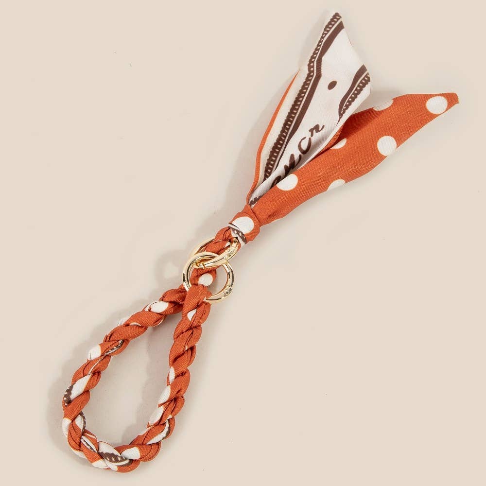 Braided Bandana Bag Charm