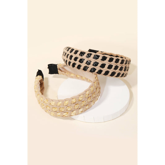 Braided Headband: MULTI