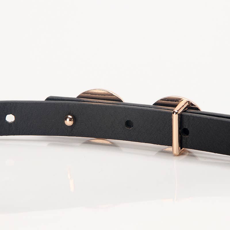 Lily Clothing - Alloy buckle versatile dress west decorative belt: RED / (OS) 1